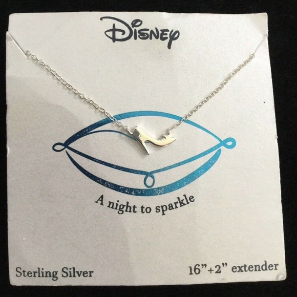 Disney Jewelry - Disney A Night to Sparkle Cinderella Shoe Necklace